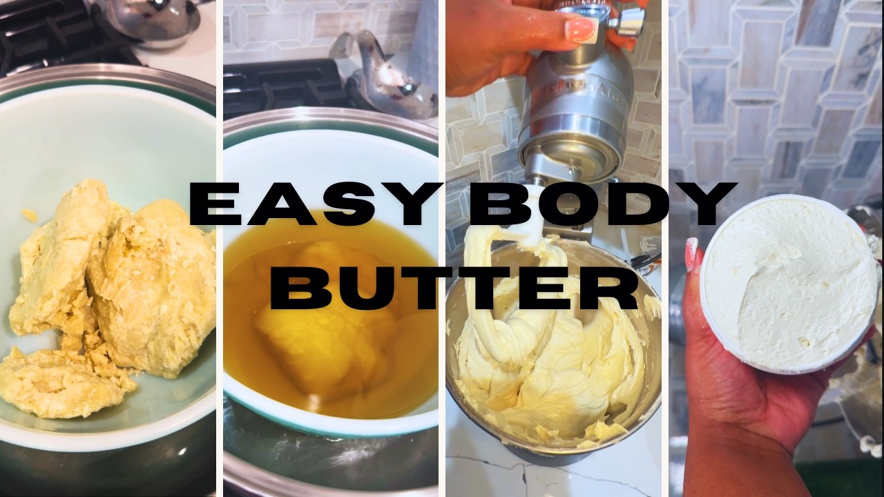 Whipped Shea Body Butter Recipe | Eczema & Dry Skin relief