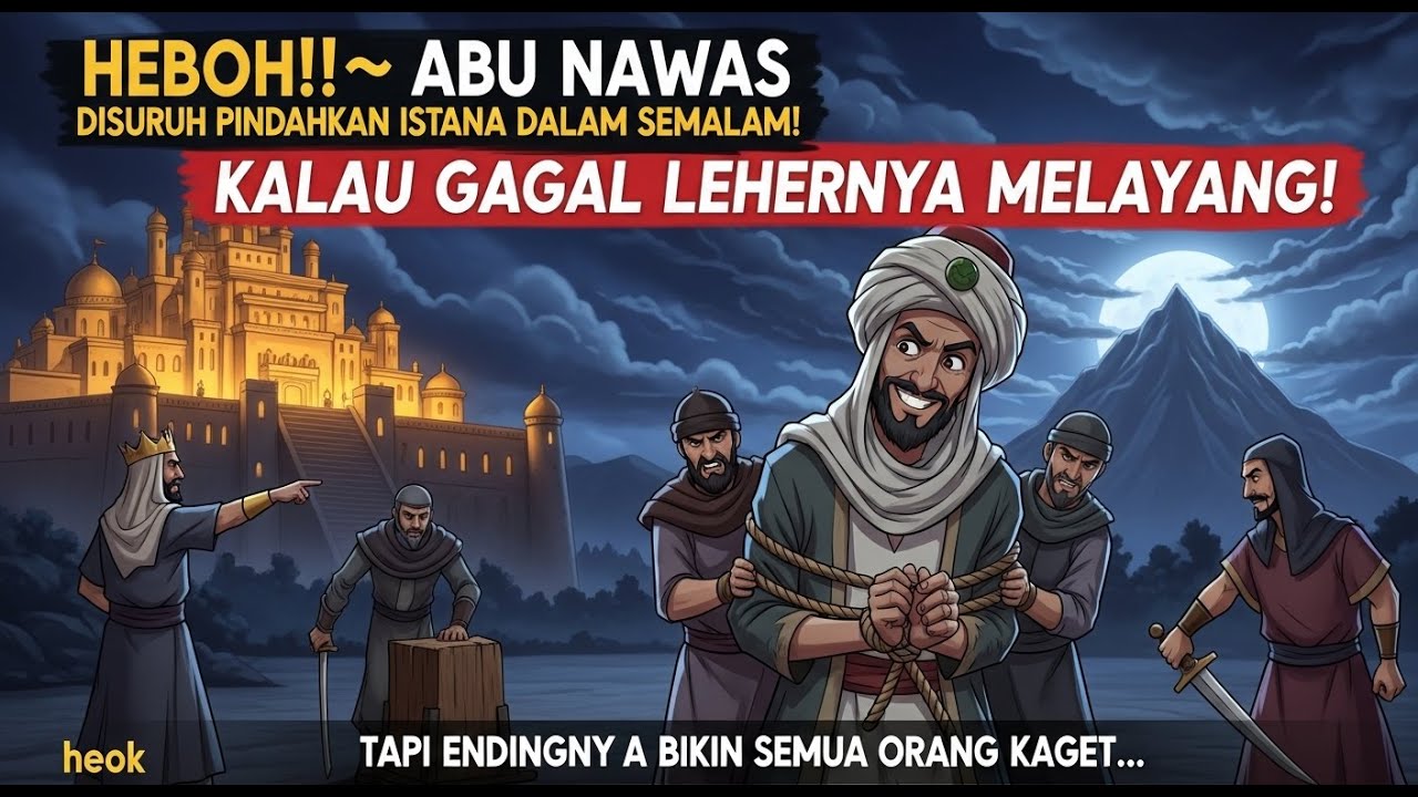 HEBOH‼️ Abu Nawas Disuruh Pindahkan Istana dalam Semalam, Kalau Gagal Lehernya Melayang, Tapi Ending