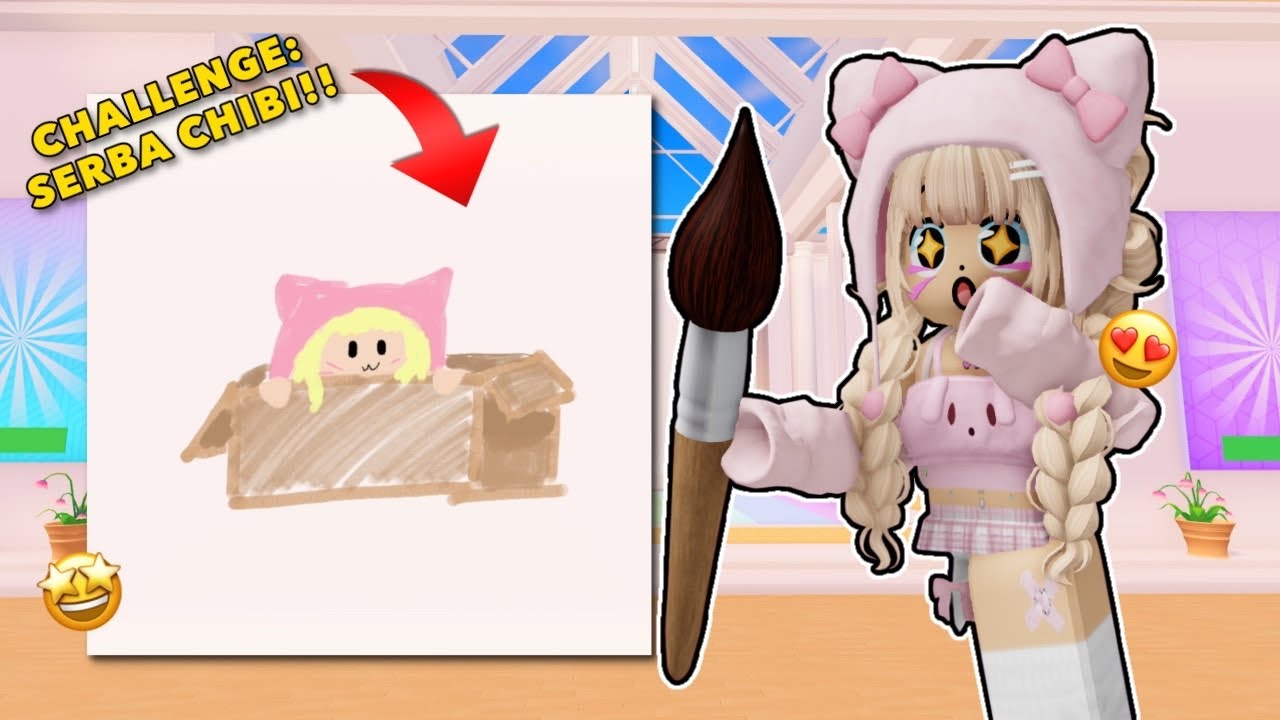CHELLENGE SPEED DRAW LAGI TAPI SEKARANG TEMA SERBA CHIBI‼️🤗 | Roblox Indonesia