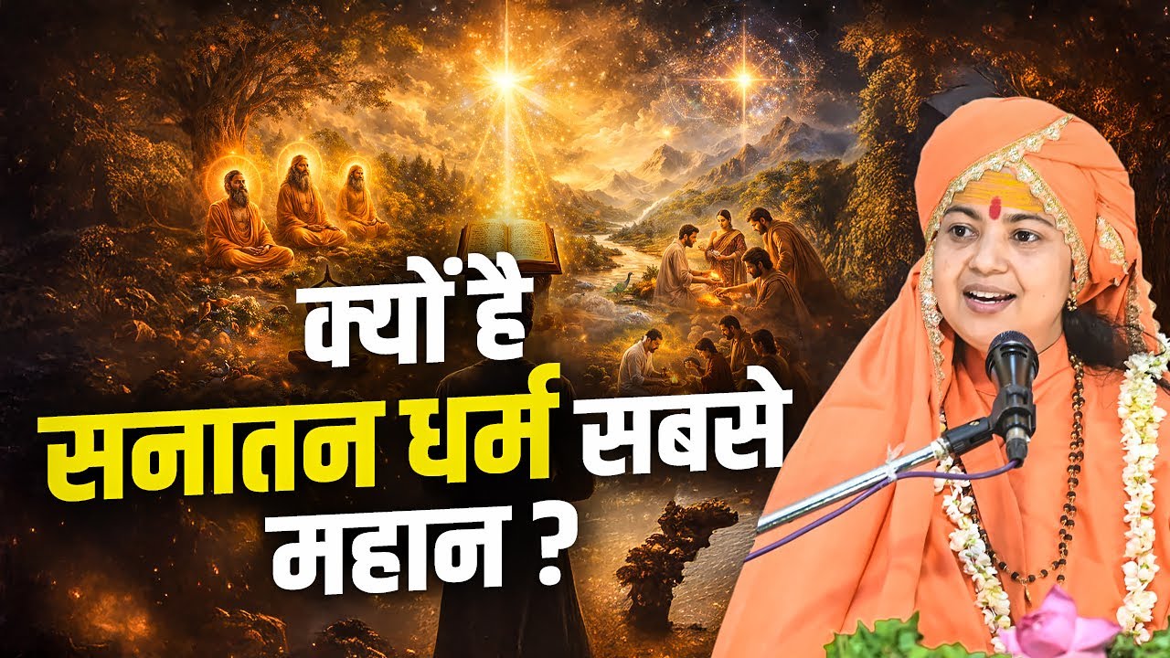 क्यों है सनातन धर्म सबसे महान ? माँ ध्यान मूर्ति जी महाराज | Ishwar Tv