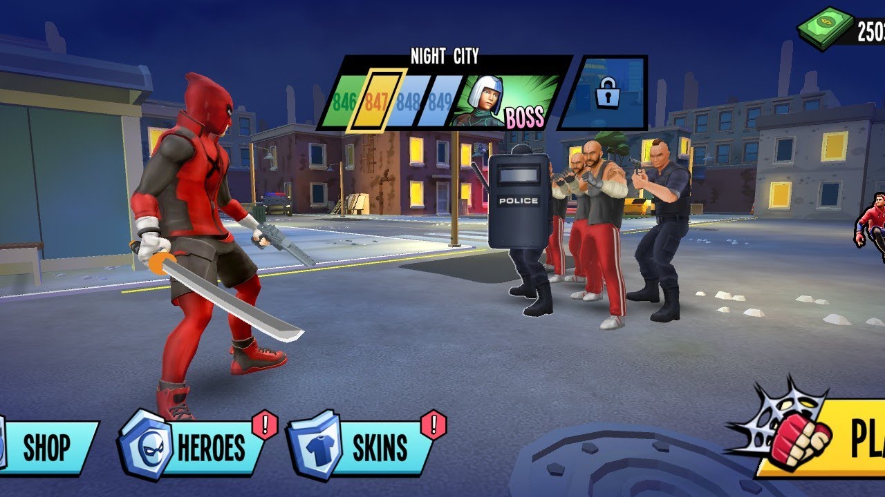 Deadpool fighting scene in  spider fighter 2 New game 😁😂 