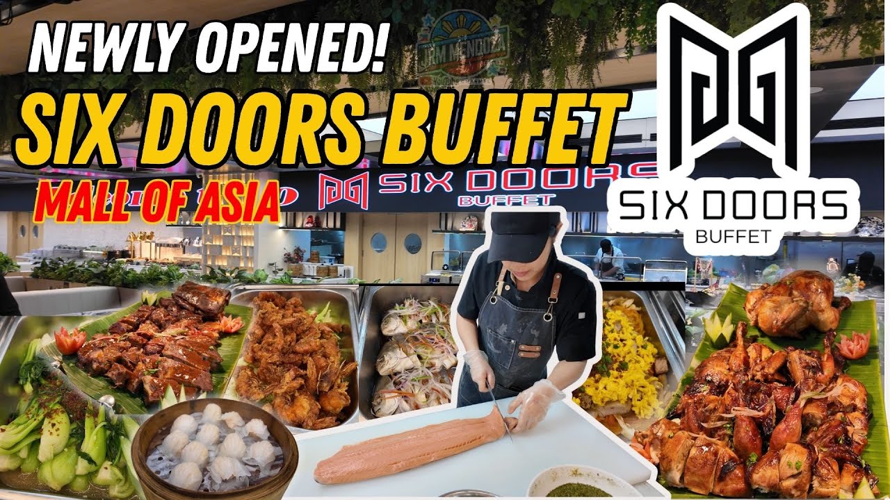 [4K] SIX DOORS BUFFET AT MOA  | Newly Opened Buffet at Mall of Asia Full Food Tour!