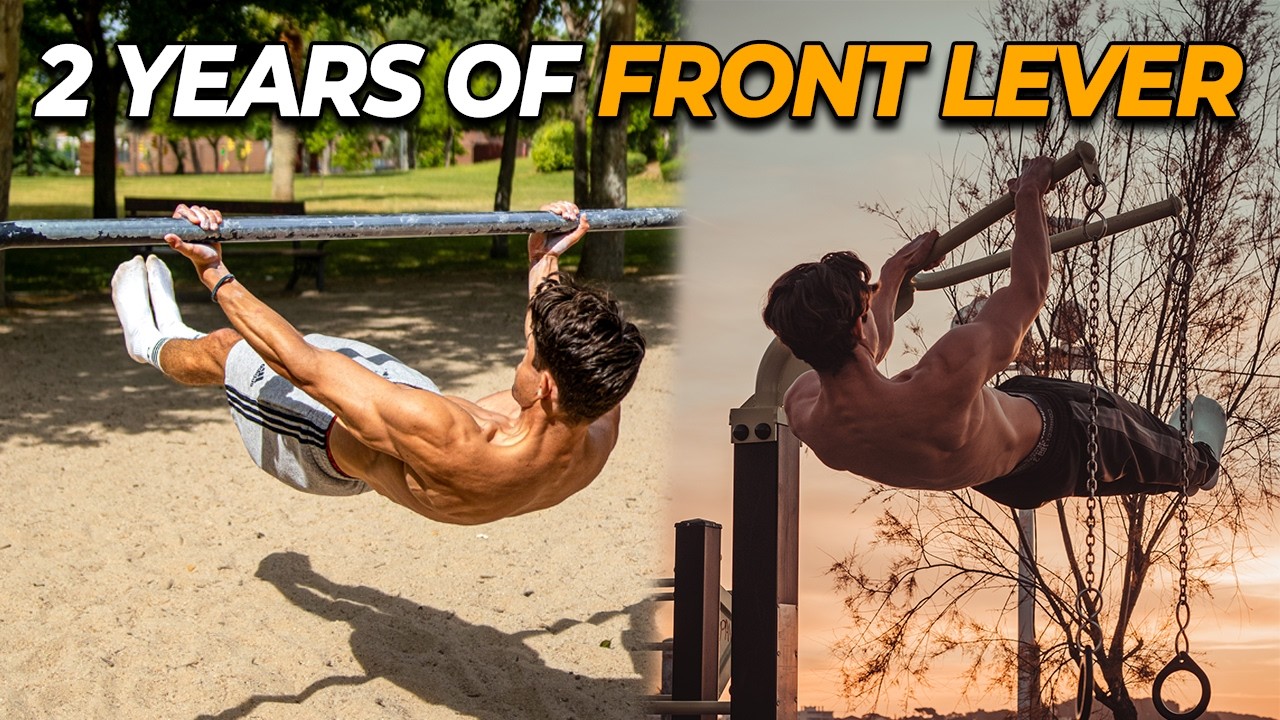 6ft+ FRONT LEVER from Zero to Hero - 2 years Calisthenics Transformation
