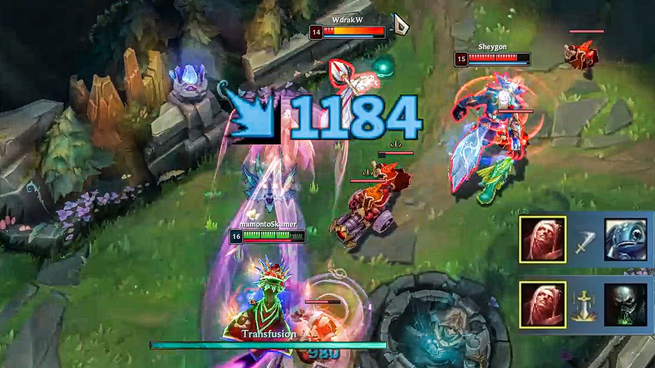 Late game Vladimir is a Monster