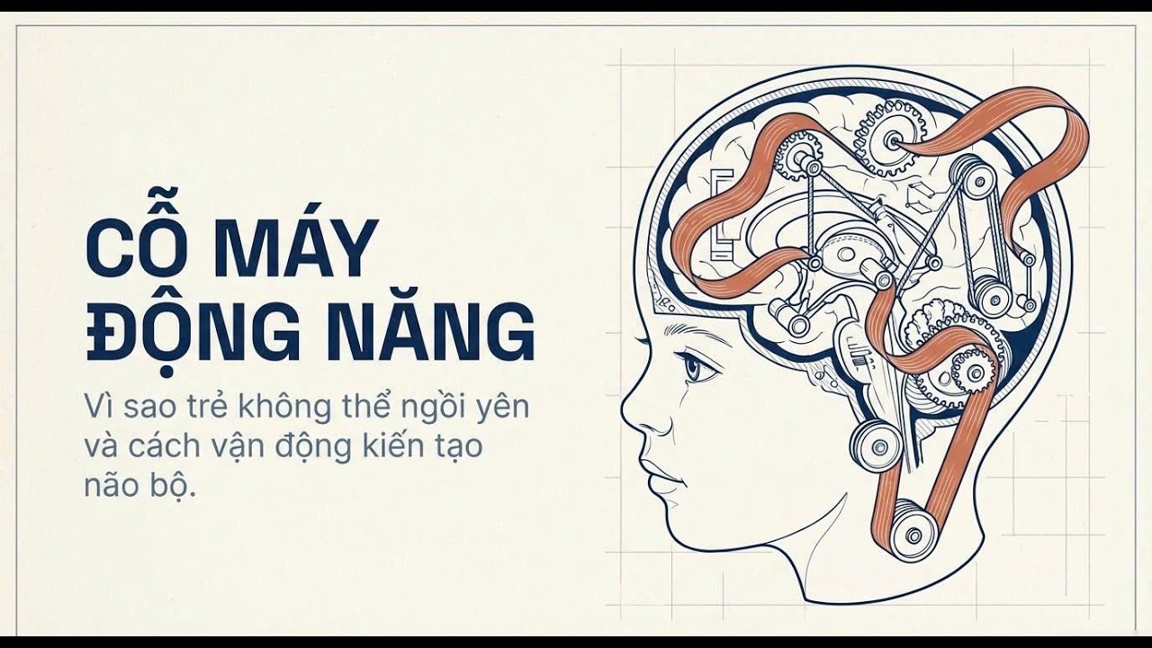 Vì sao trẻ hay chạy nhảy và khó ngồi yên? #nguyentrihau #khoahocgiaoduc #canthiepsom