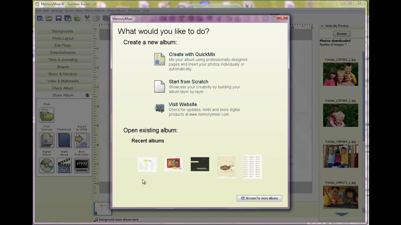 Create your Summer Bucket List with MemoryMixer