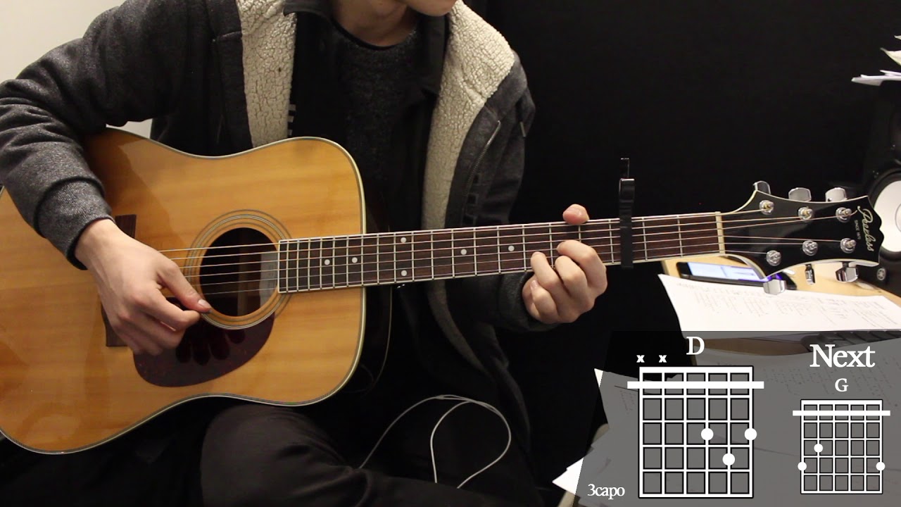Never Not - Lauv Guitar Cover for Beginner Playing by [Musicdrawing]