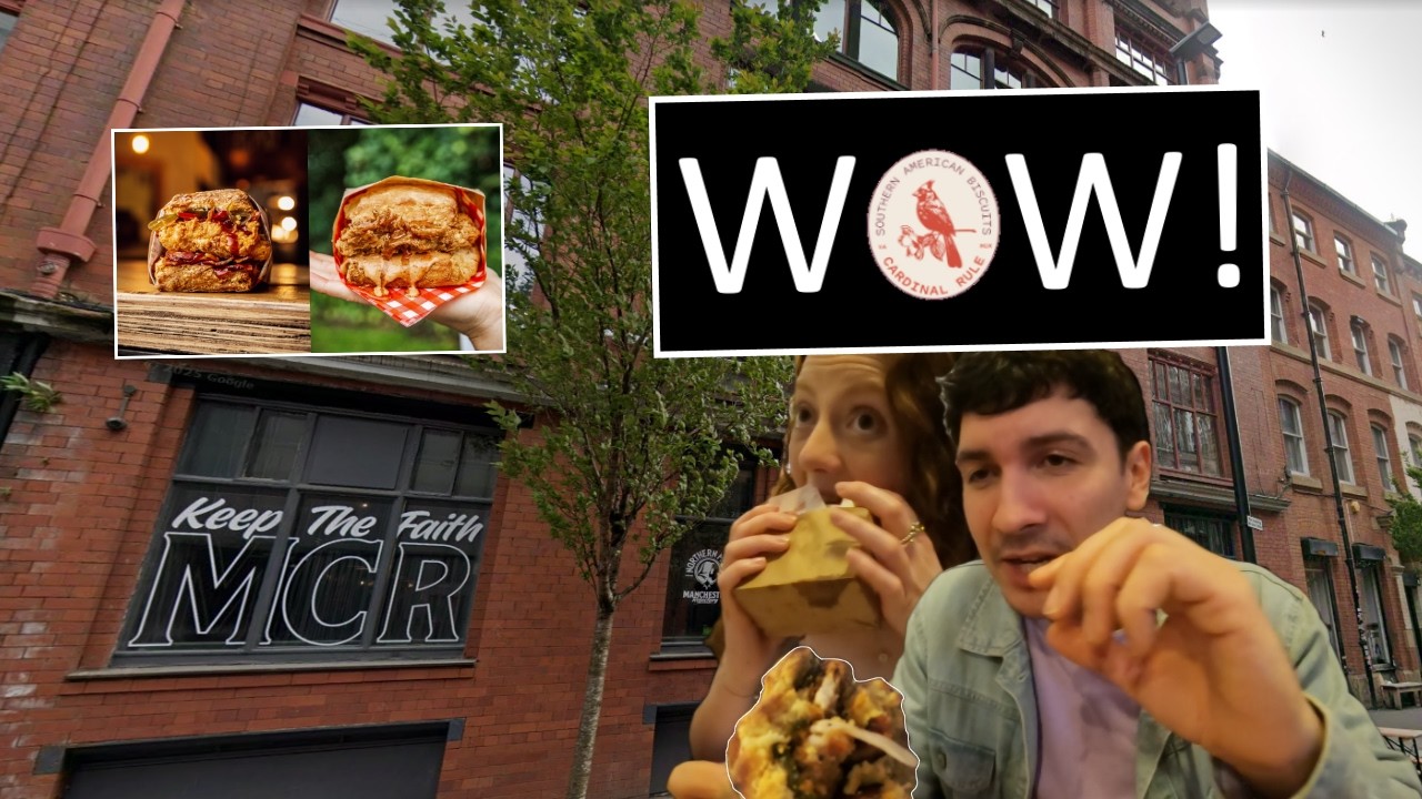 AMERICAN Biscuit Burgers in MANCHESTER! - Cardinal Rule