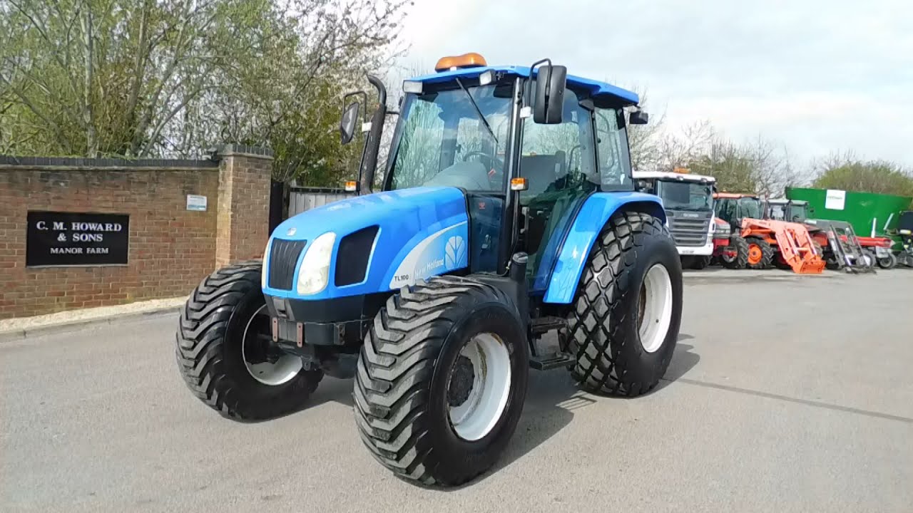 NEW HOLLAND TL100A TRACTOR WALKROUND VIDEO