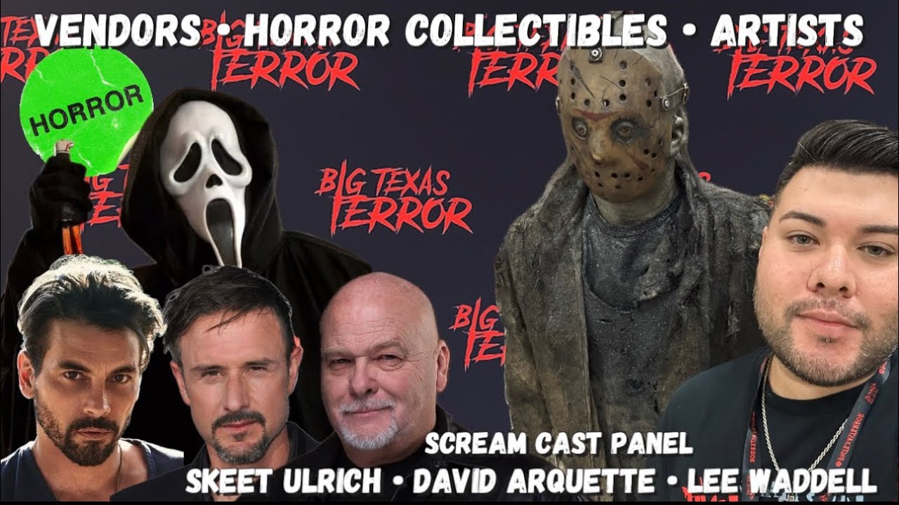 BIG TEXAS TERROR HORROR CONVENTION DAY 2!!! SCREAM CAST PANEL & MORE VENDORS!! SAN ANTONIO TX!!
