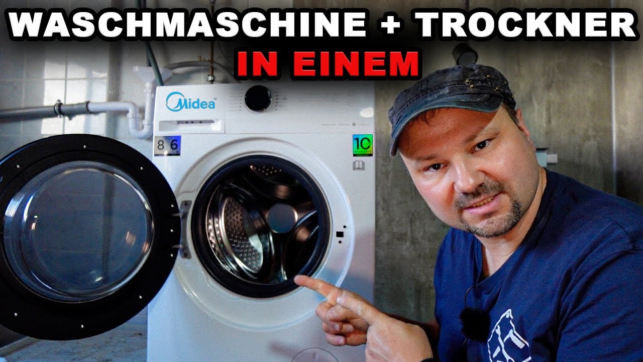 Waschmaschine mit Trockner Test | Midea MF 200 Angeschlossen eingerichtet, ausprobiert und zerlegt!