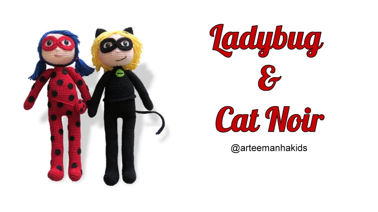 Ladybug & Cat Noir - por @ArteeManhaKids