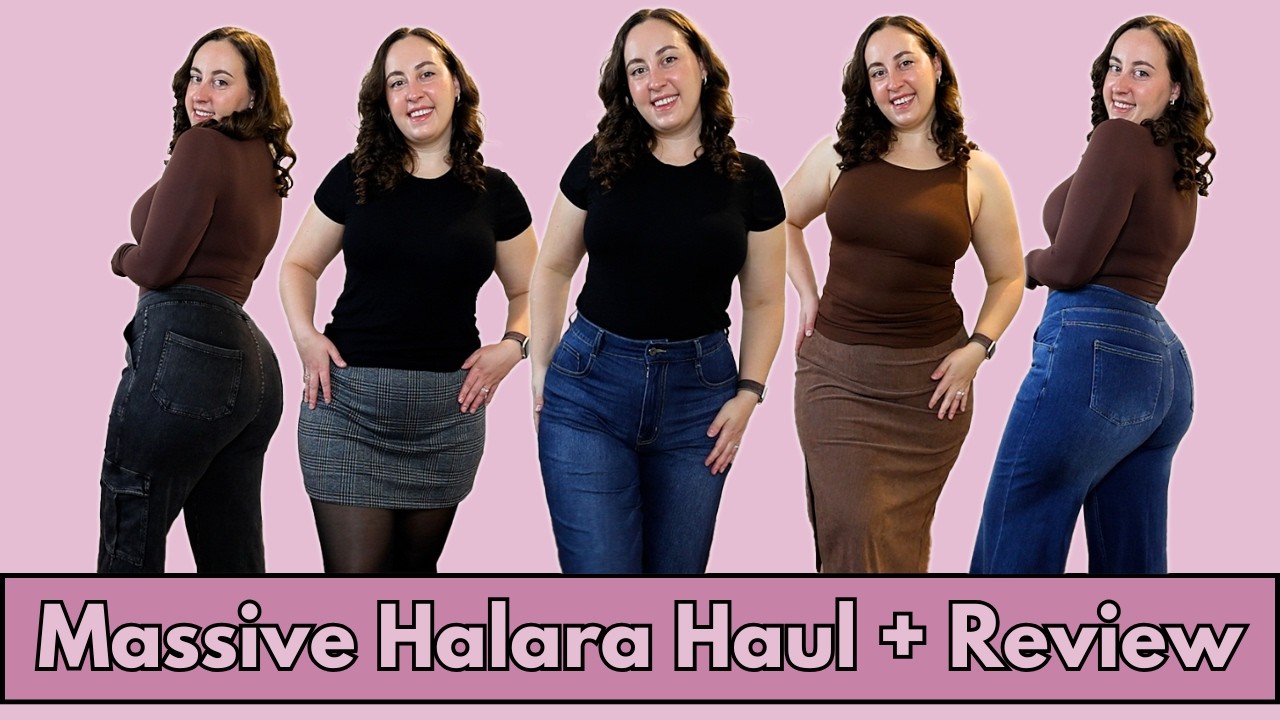 Massive Halara Haul | Fall 2024 Outfits and Halara Flex Denim for Curvy Women