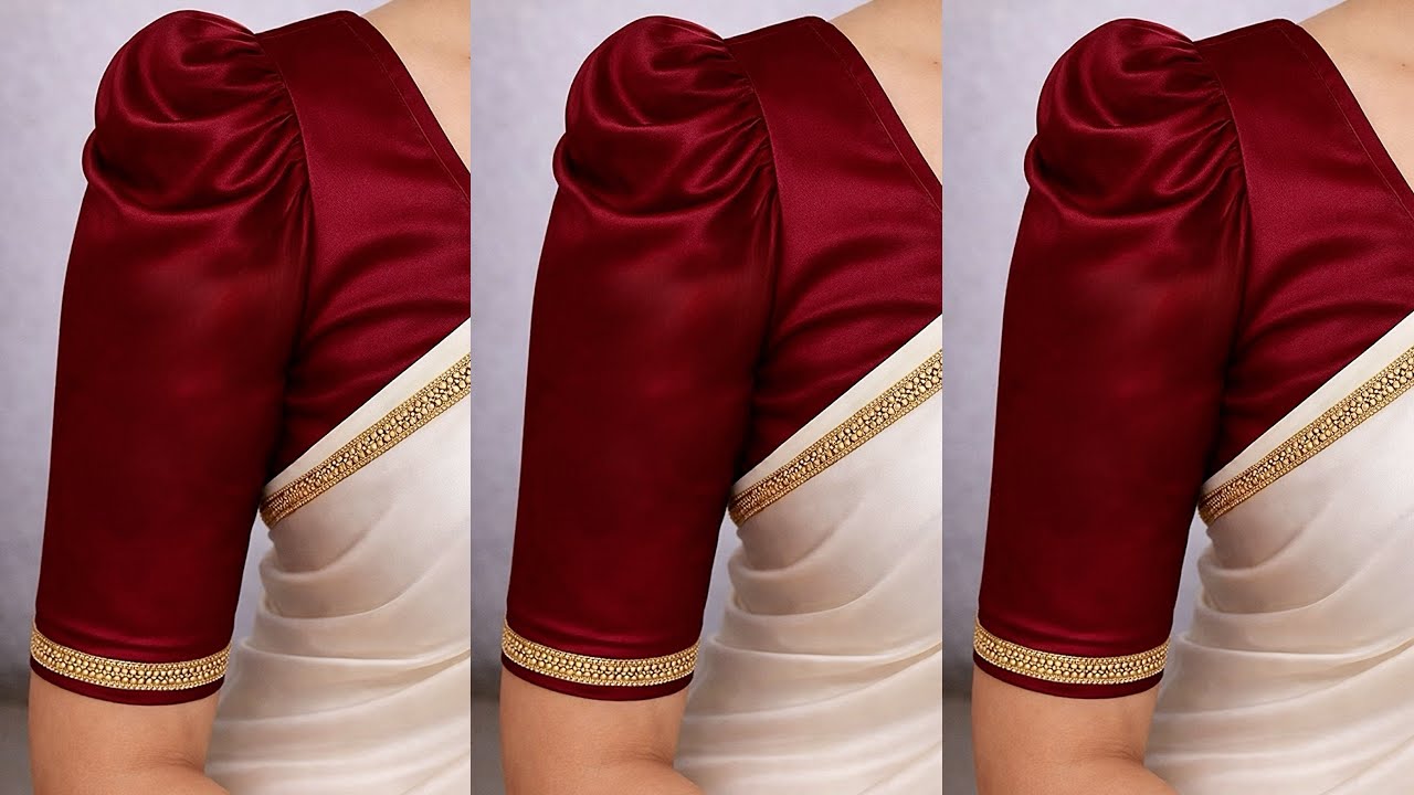 Trending sleeve design cutting and stitching| blouse sleeves design| बाजू का डिजाइन sleeves design|