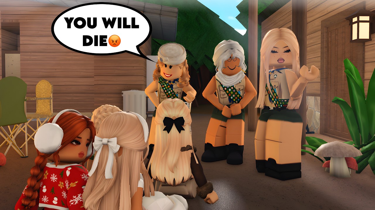 ЧТО-ТО БЫЛО НЕ ТАК В ЛЕТНЕМ ЛАГЕРЕ БЛОКСБУРГ... *Озвученная ролевая игра*