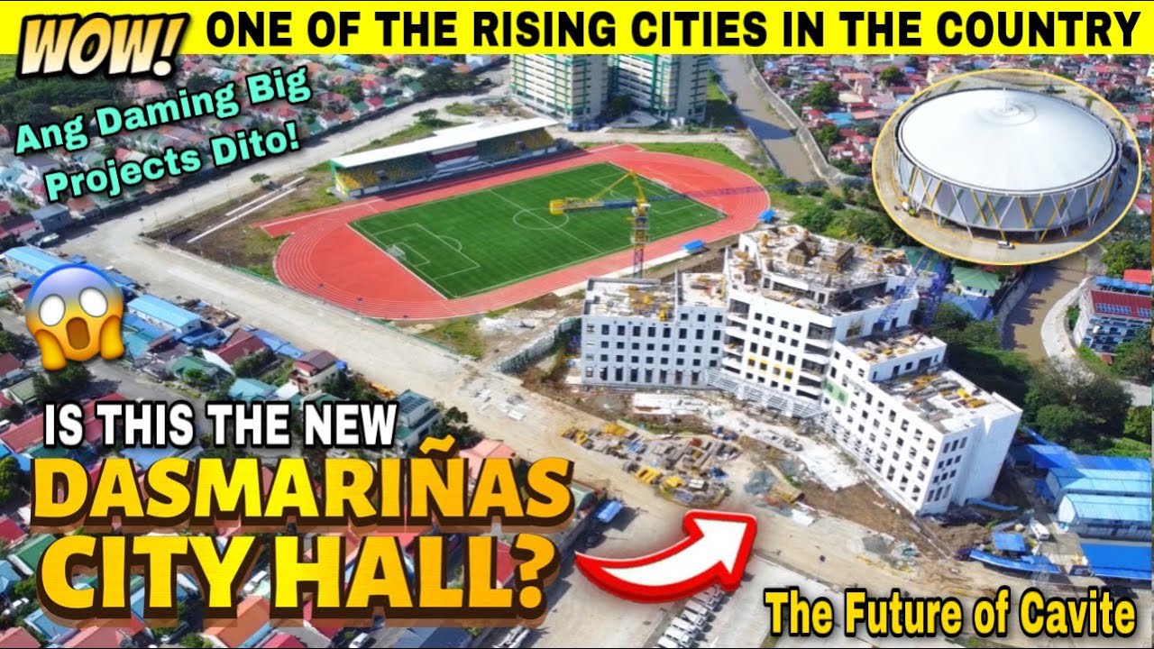 WOW ! BAGONG DASMARIÑAS CITY HALL !? TAPAT NG DASMA ARENA at along KADIWA PARK | FULL AERIAL UPDATE