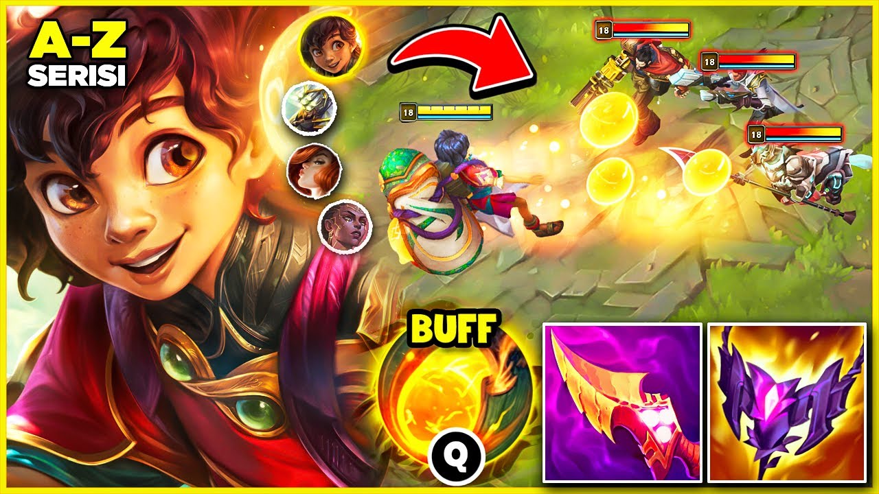 FULL AP MILIO ÜST KORİDOR İLE MAÇ KAZANABİLDİM Mİ? | A-Z TOP LANE #21