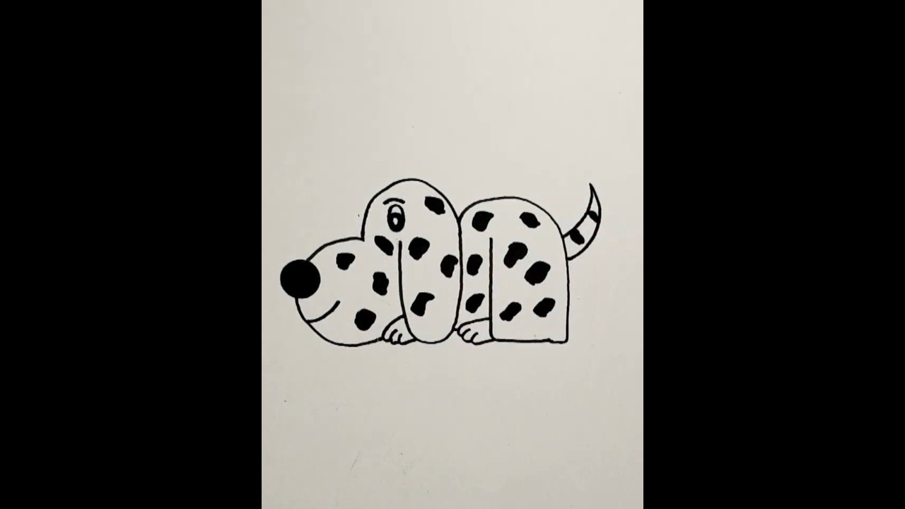 Dog Easy Drawing 