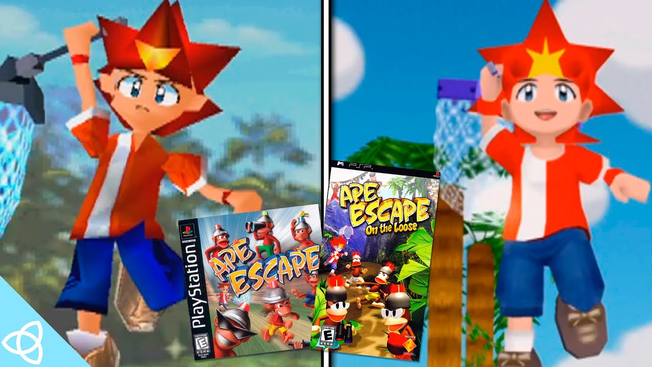 Ape Escape (PS1) vs. Ape Escape: On the Loose (PSP Remake) | Side by Side