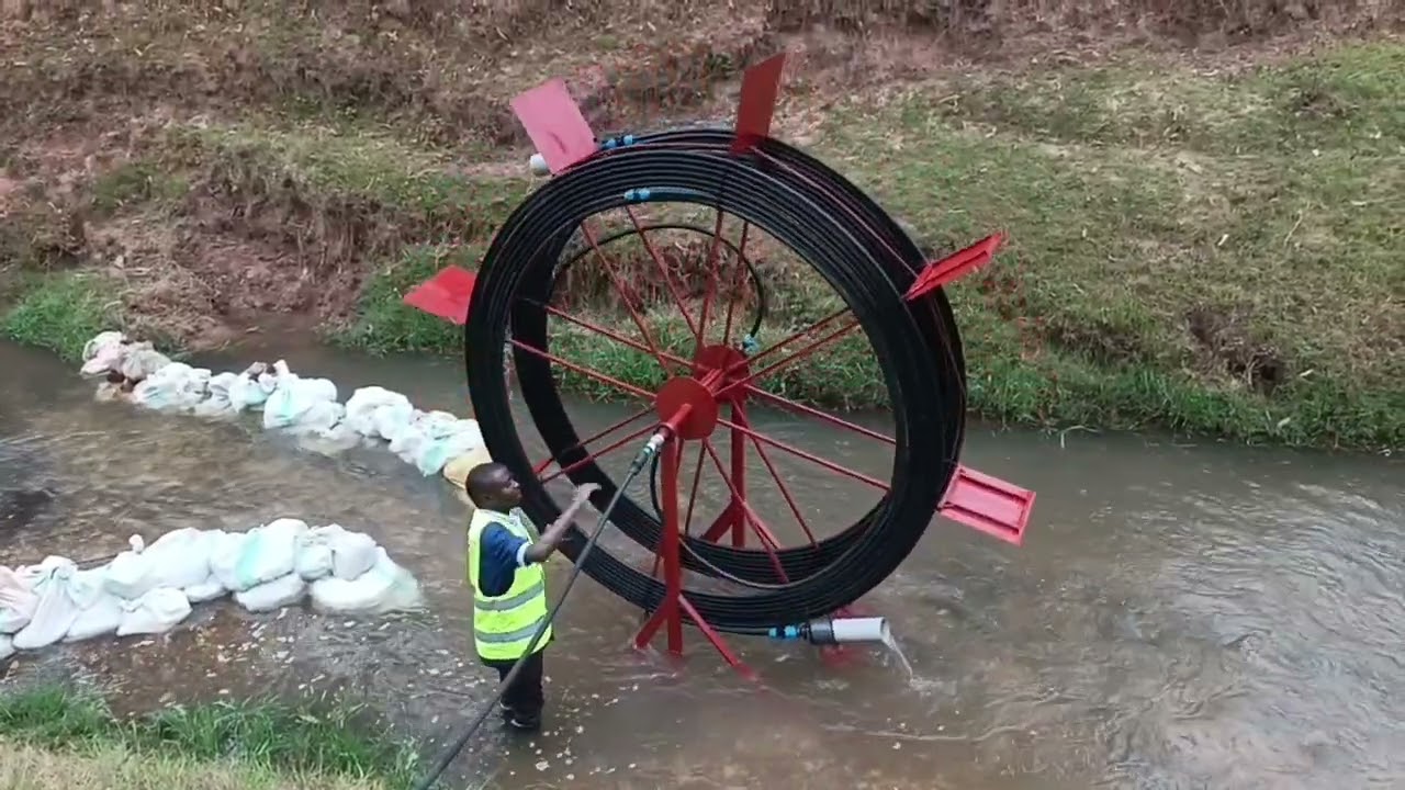 The Spiral Water Wheel Pump