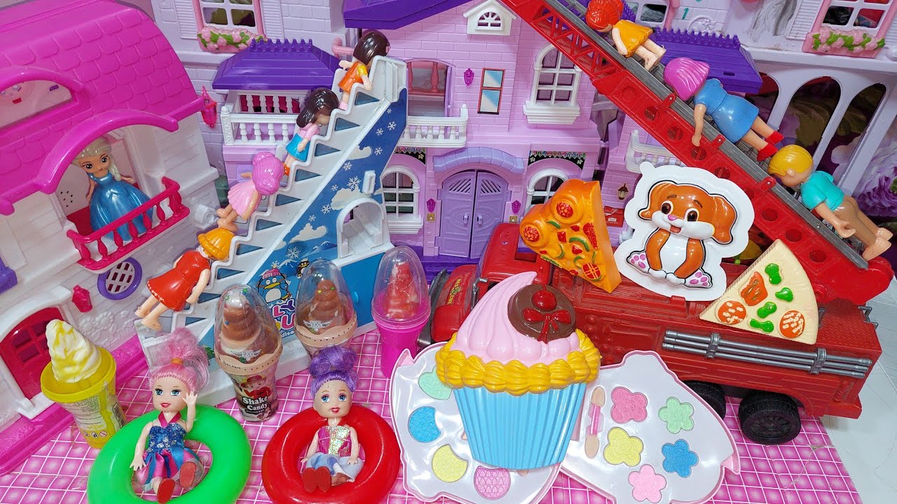 رحلة الي محل الحلوي مع اصدقائي_عائلة عمر_جنه ورؤي_مامتي دكتورة_العاب بنات