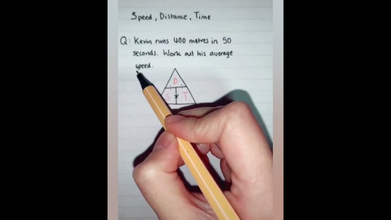 Speed time distance Easy way to calculate