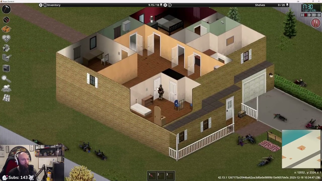 My zombie neighbors kept knocking so i moved house but my knowledge of generators is the weakest!