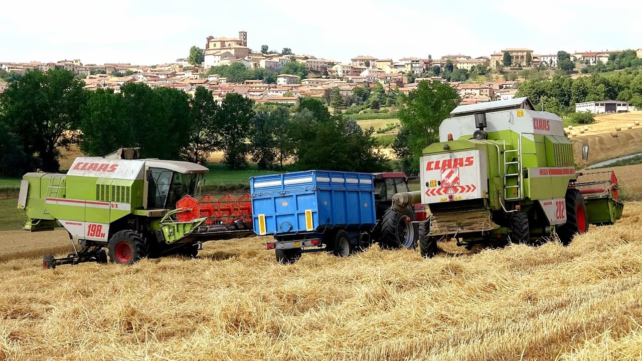 Claas Dominator 198H - 202 MEGA | Case-IH 5140 - MX135