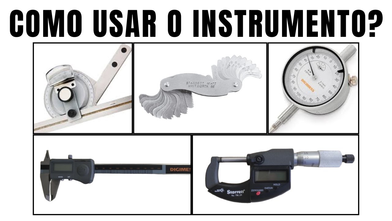 METROLOGIA - Como usar os principais instrumentos de medição utilizados na MECÂNICA