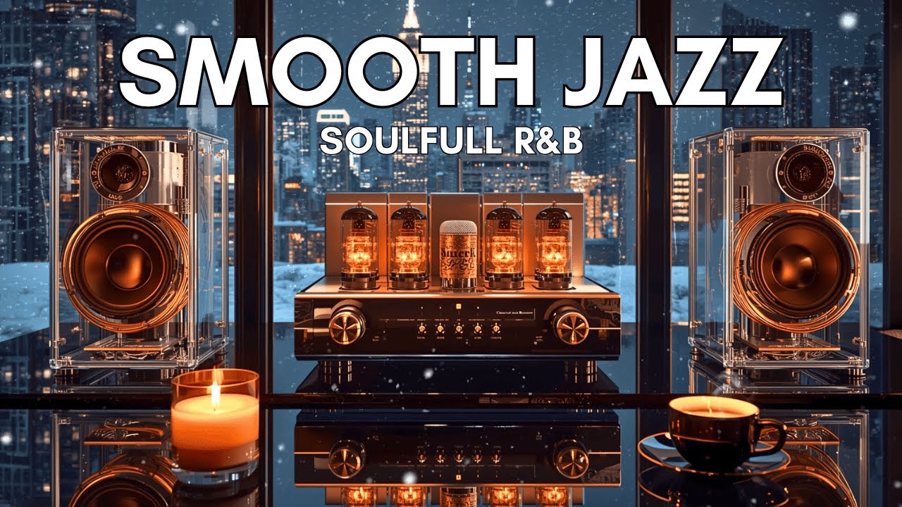 Urban Tower Café Jazz Vibes 🌃☕ Smooth Soul R&B for Study, Work & Sleep