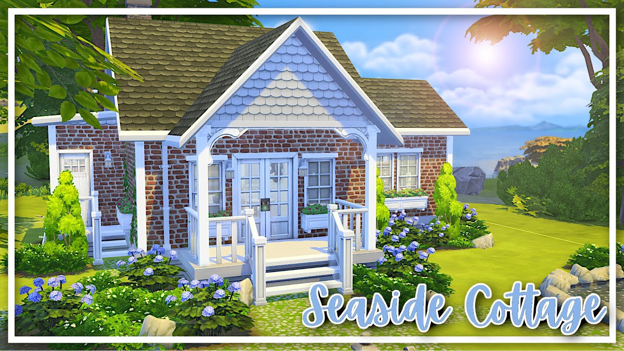 Cozy Seaside Cottage || NO CC || The Sims 4: Speed Build