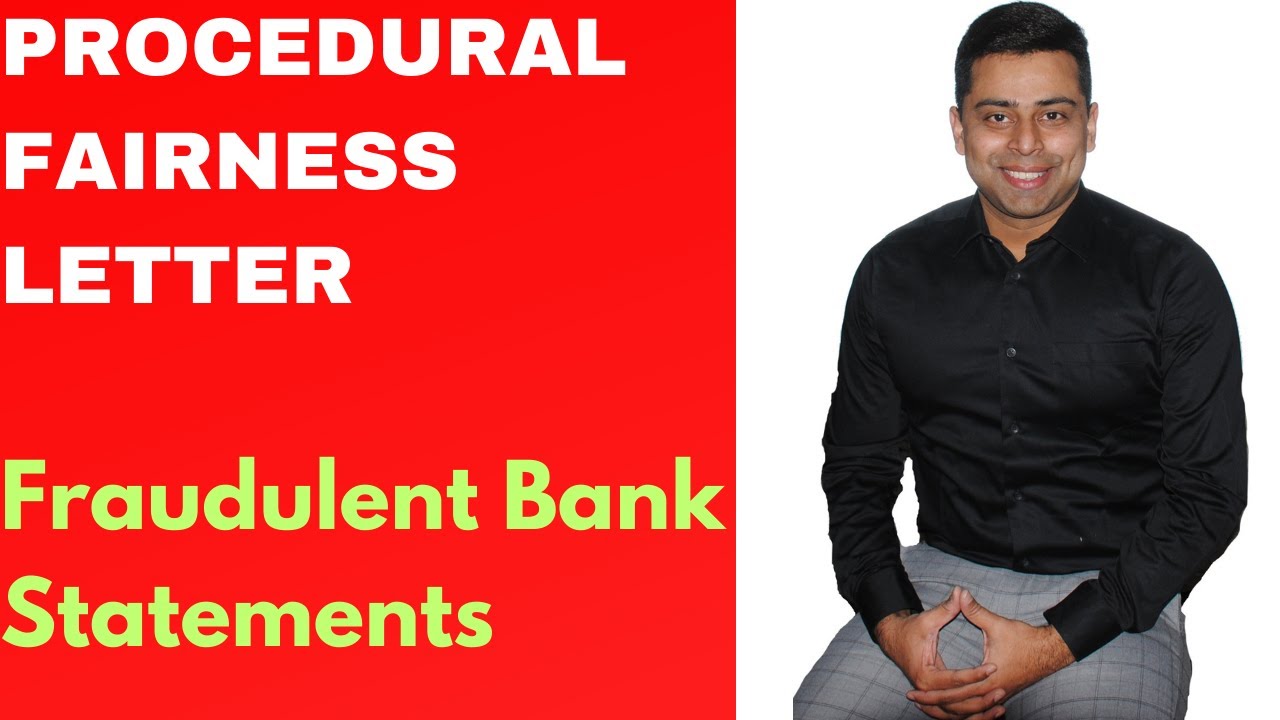 PFL on Fraudulent Bank Statements | PFL Success Rate | Procedural Fairness Letter | Nuvonation