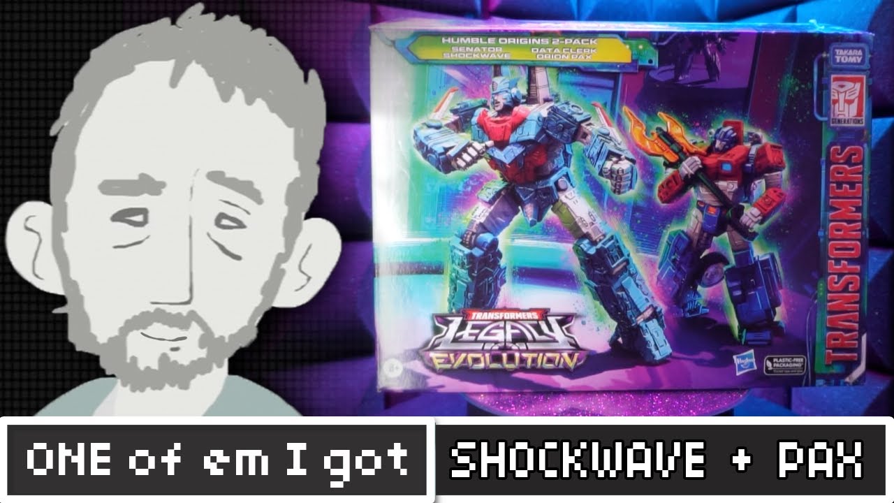 Transformers Humble Origins 2 pack - Senator Shockwave + Orion pax + Upgrade Kit - One of em I Got