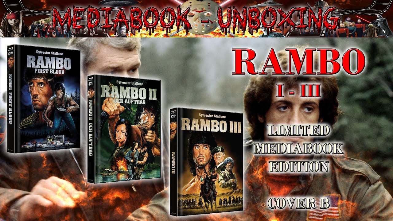 Unboxing - RAMBO I - III - Mediabooks - Cover A