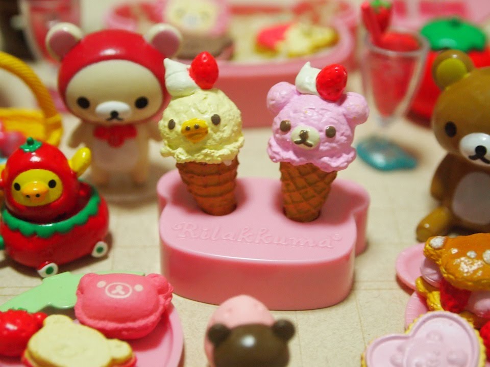 Re-ment Collection #3 - Rilakkuma Strawberry Tea Party
