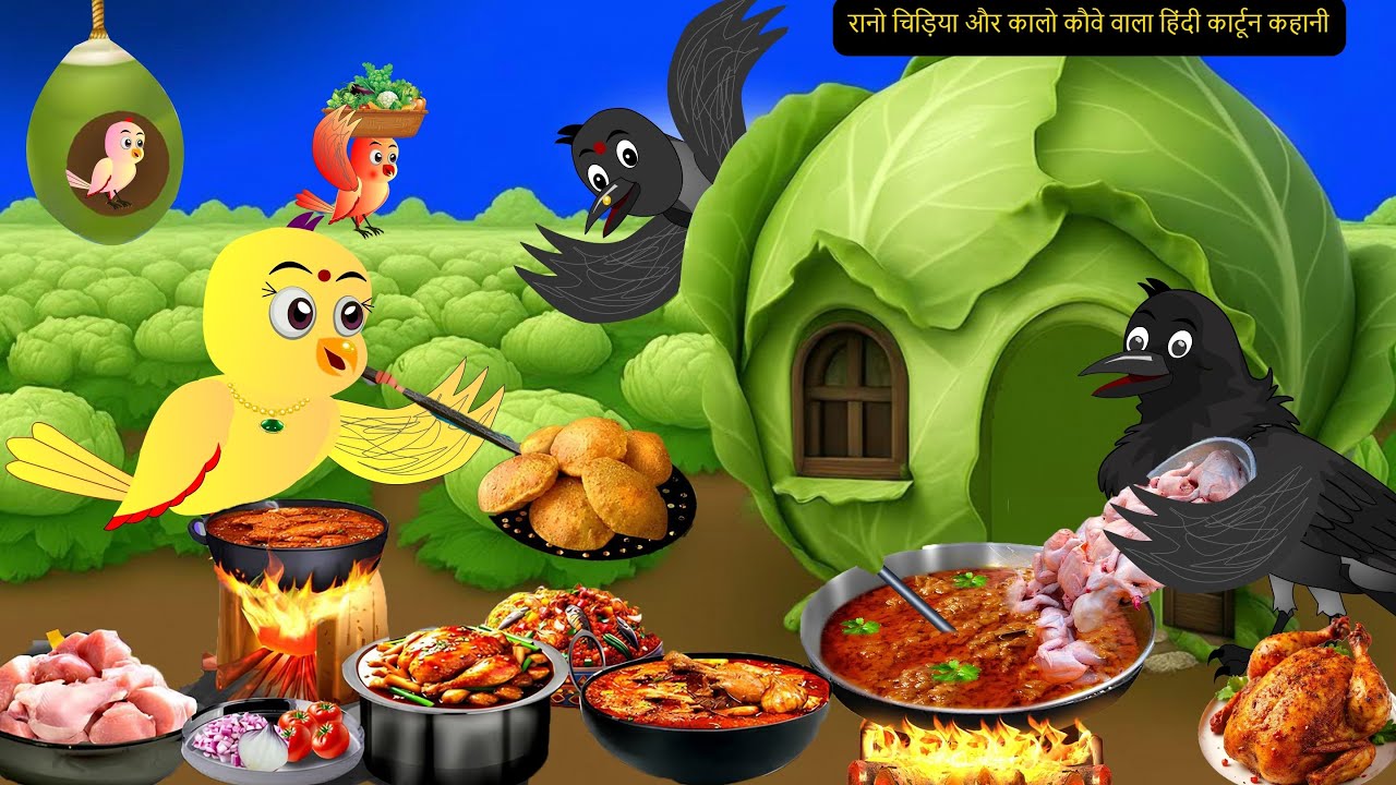 Rano Chidiya Episode | Achi Cartoon Dekhao | कार्टून | Kauwa Wala Cartoon| Rano Chidiya | Kalo kauwa