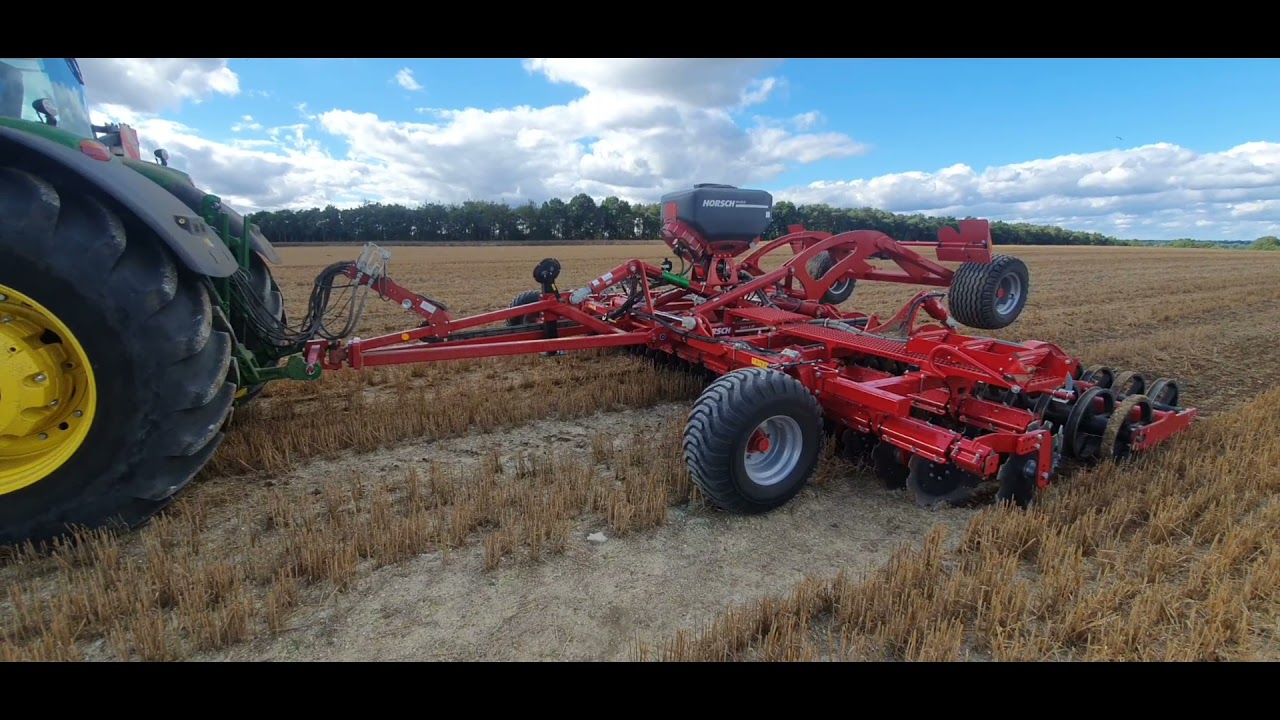 John Deere 7310R & Horsch Joker RT 6m - Stubble Cultivation