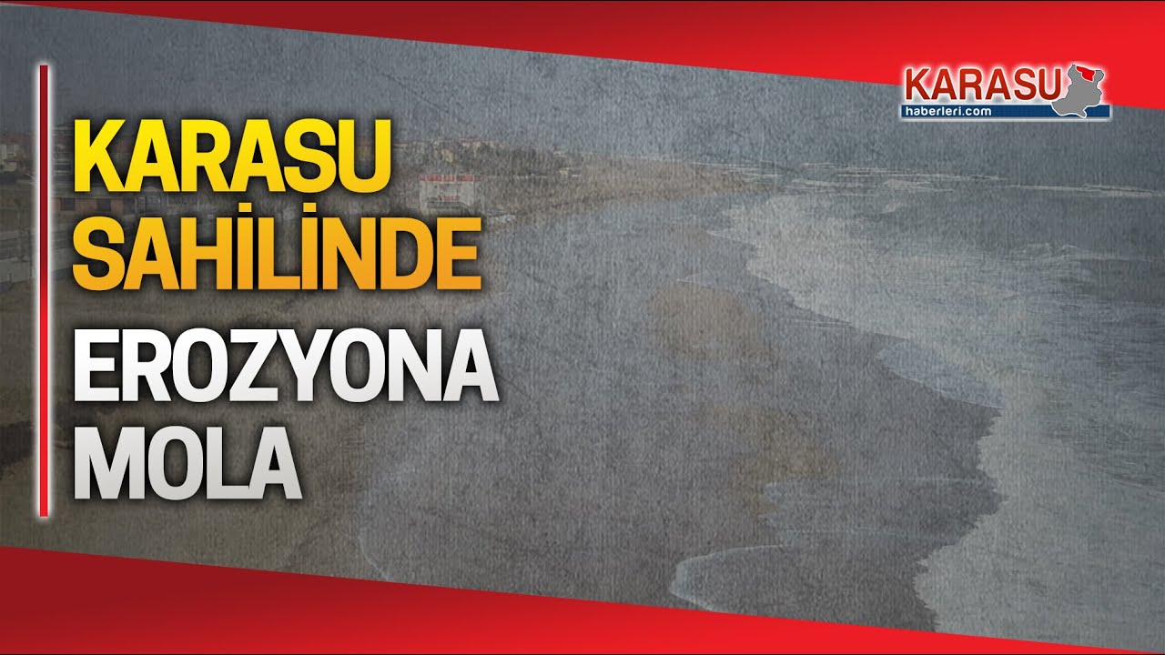 Karasu sahil erozyonunda yıkıma mola