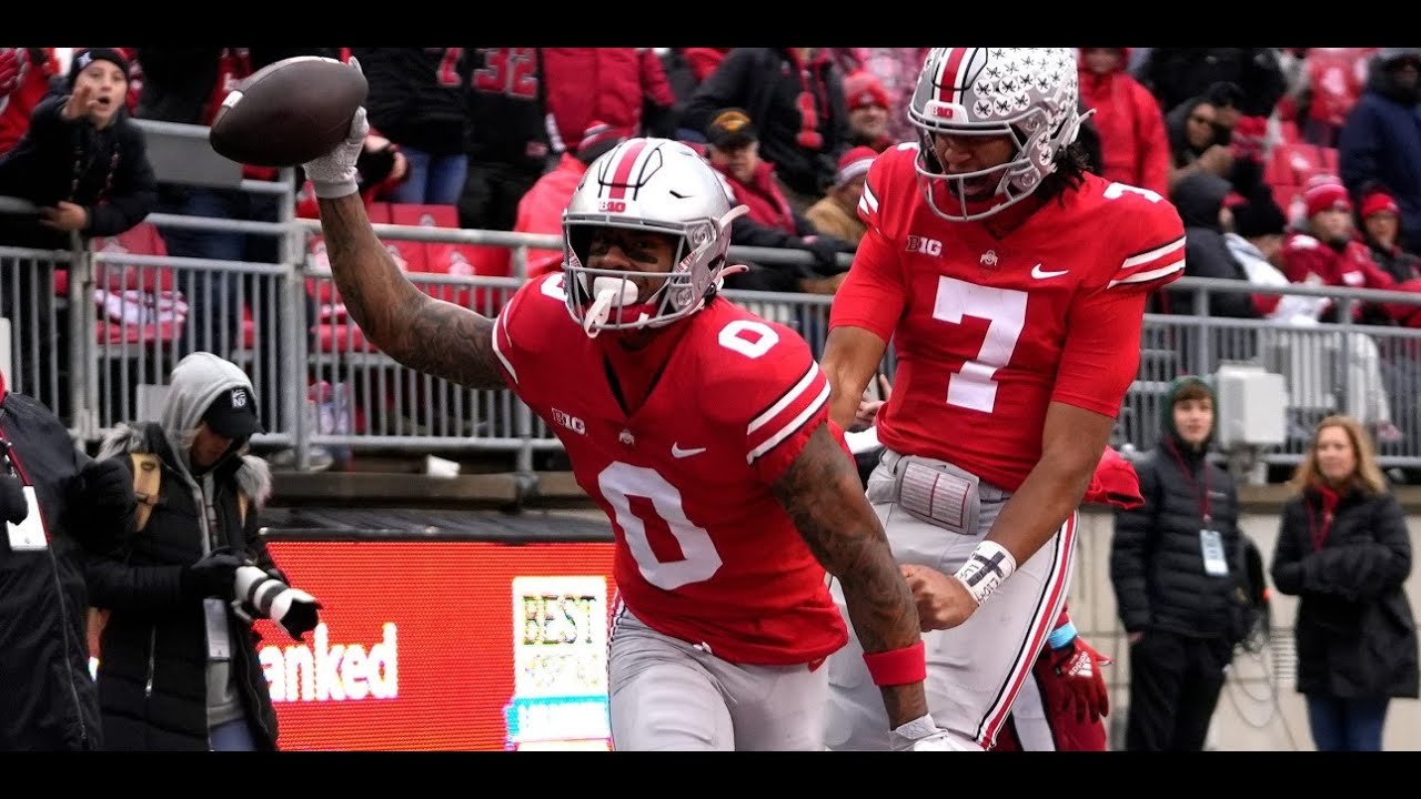 Ohio State's Kamryn Babb and CJ Stroud on special moment vs. Indiana