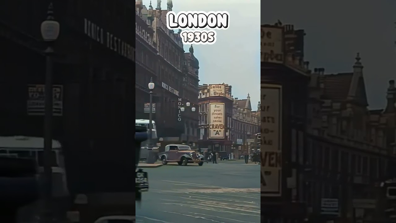 What Did London Look Like in the 1930s?