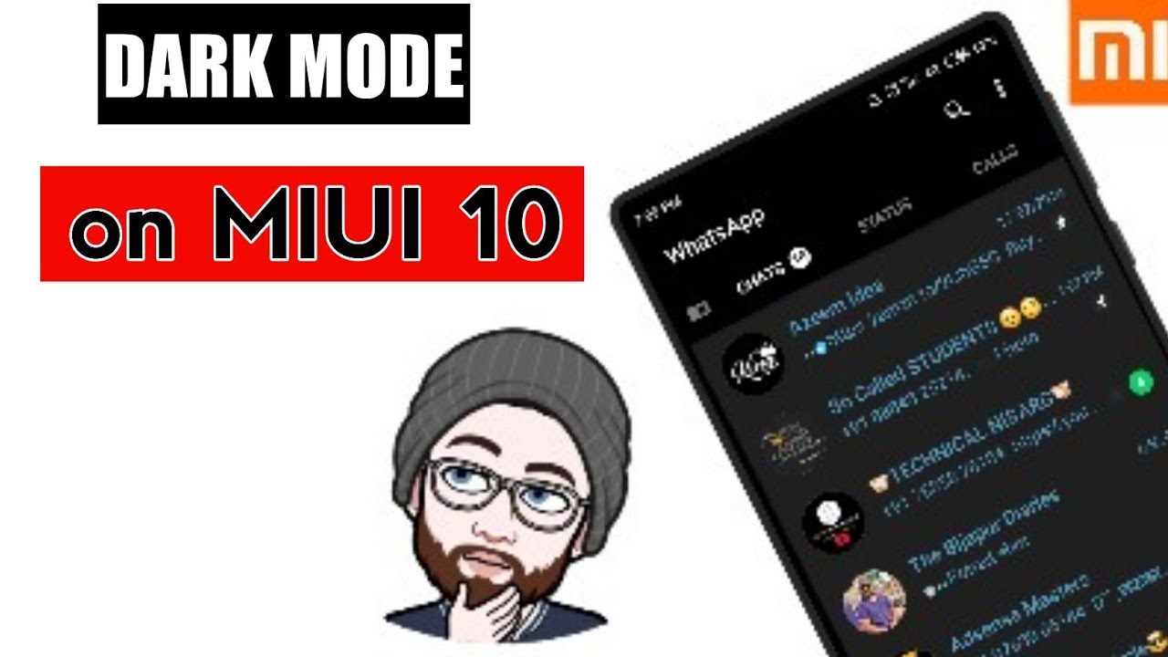 T24😎 How to Get Dark Whatsapp,Filemanager,Dialer On MIUI 10