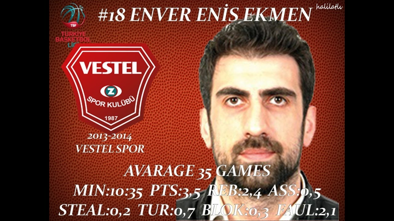 Enver E. Ekmen 2013-2014 Vestel TBL