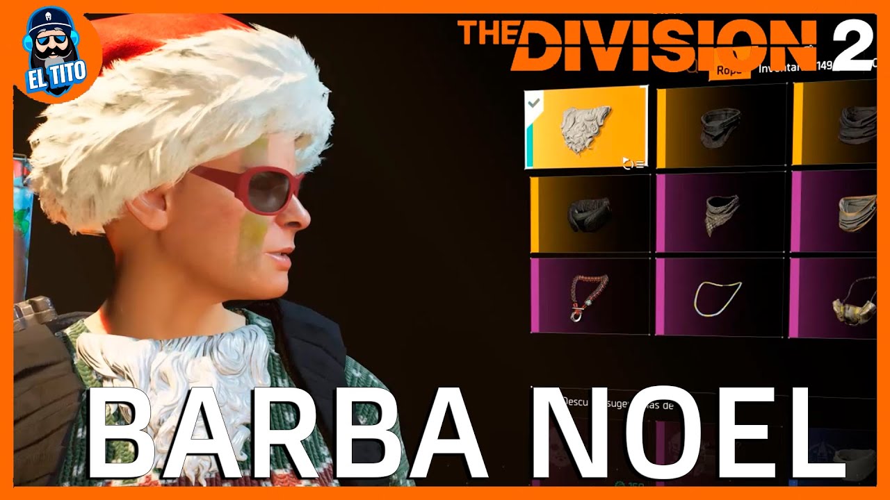BARBA PAPA NOEL Proyecto De Invierno The Division 2