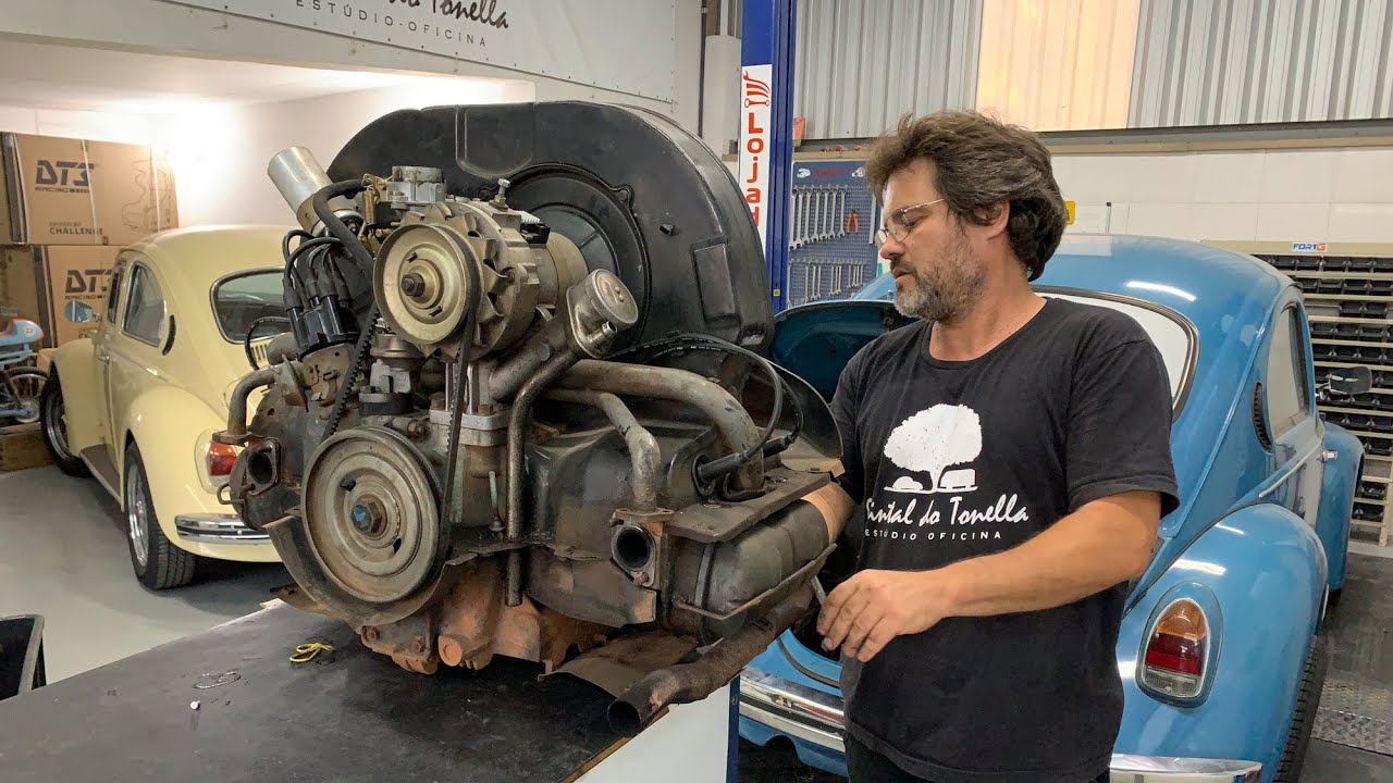 Tonella - Retirando o motor do Caezito!