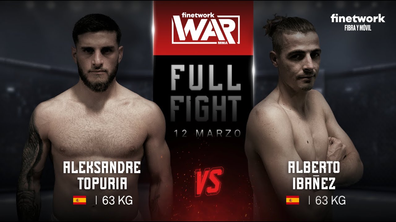 ALEKSANDRE TOPURIA vs ALBERTO IBAÑEZ | WAR MMA
