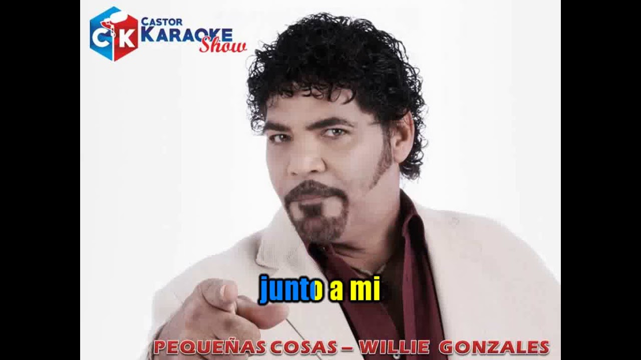 karaoke pequeñas cosas   willie gonzales