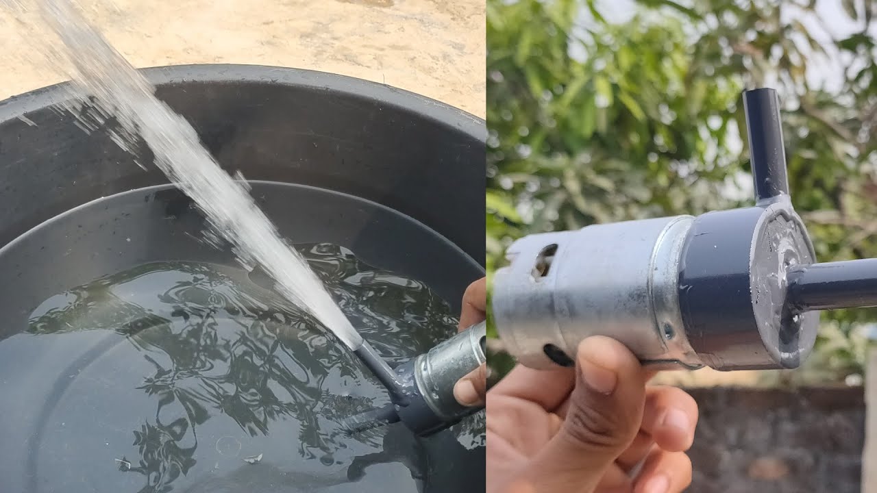 How to make Very Powerful Centrifugal Water Pump using 895 Motor