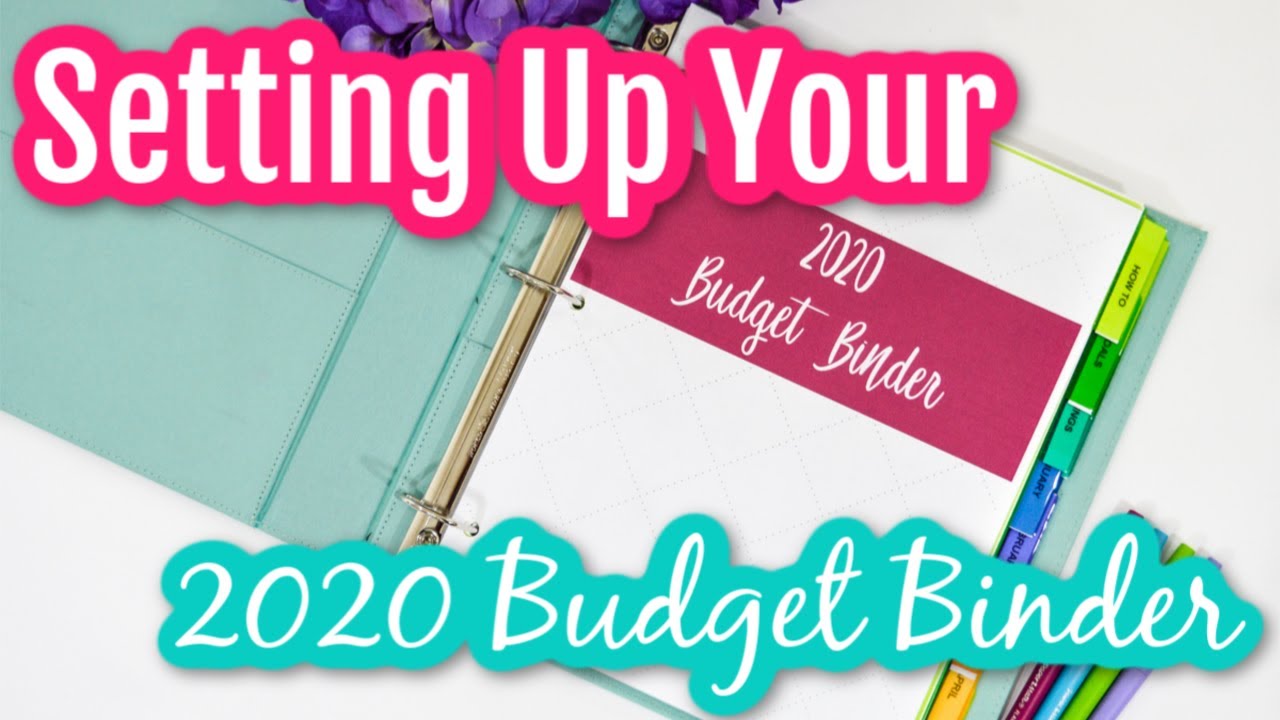 SETTING UP YOUR 2020 BUDGET BINDER | Cash Envelope Budgeting | Dave Ramsey Budget Planner