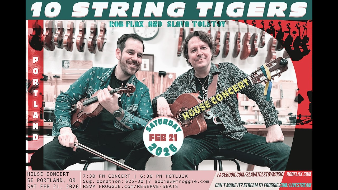 Rob Flax & Slava Tolstoy : 10 String Tigers!