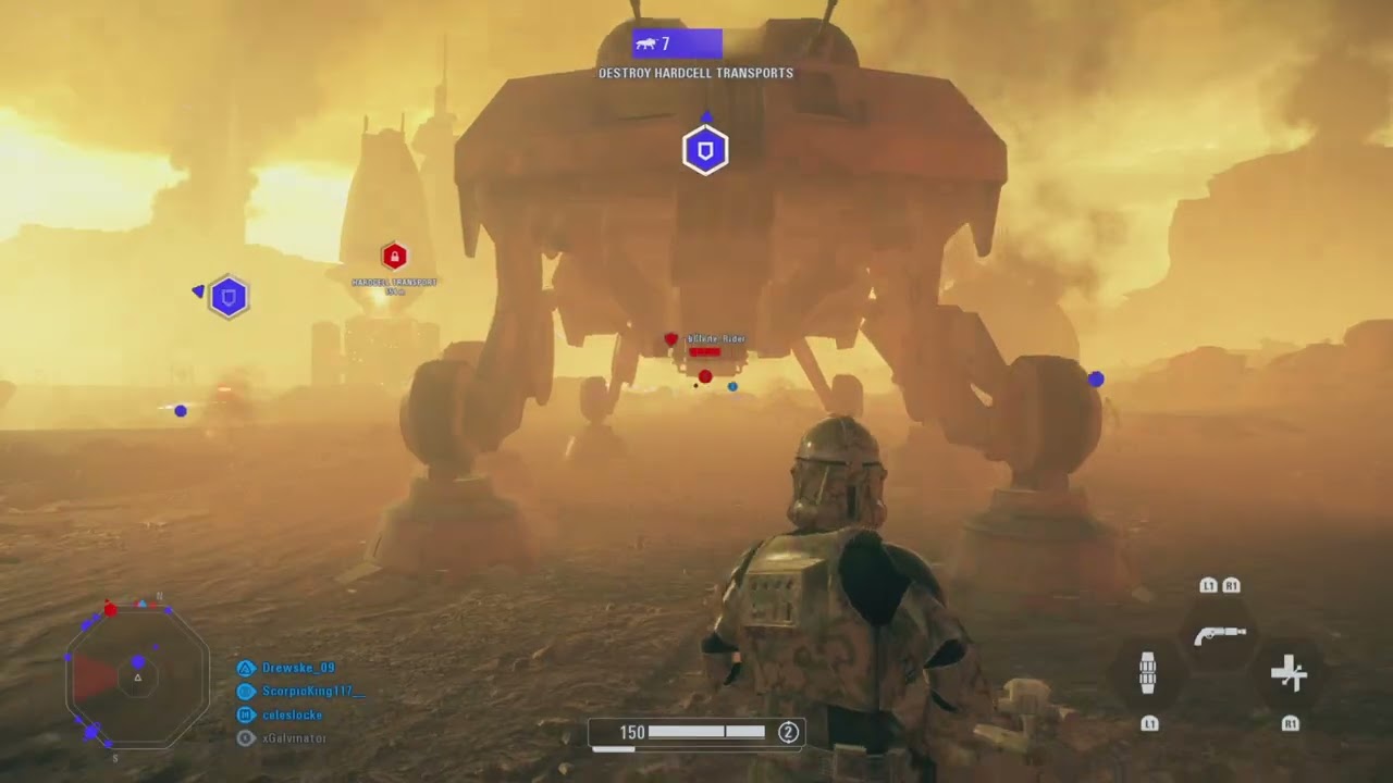 STAR WARS Battlefront 2: Galactic Assault Gameplay(Geonosis)